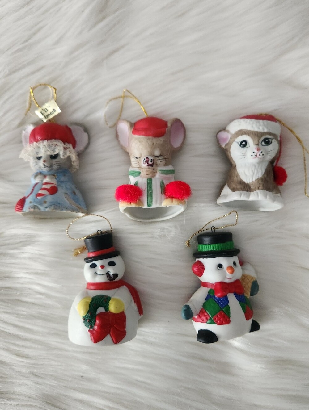 Christmas L'il Chimer Bell Ornament Lot